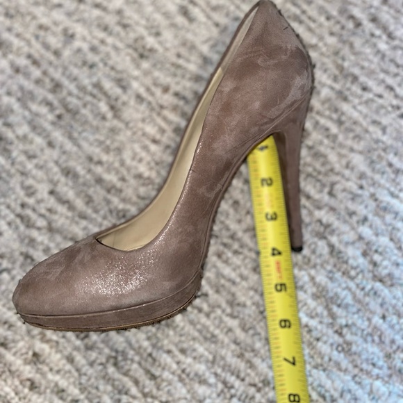 Designer Brian Atwood Fredrique Suede Pumps Heels - Picture 10 of 10